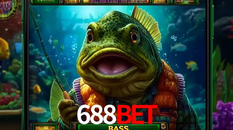 Personagem de peixe pescador do popular jogo de slot com tema de pescaria, uma das emocionantes opções de caça-níqueis para jogar e ganhar no cassino 688BET.